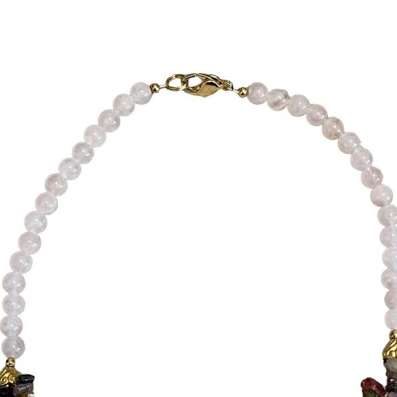 Lee Sands Multi Strand Gemstone & Cultured Pearl Necklace - Picture 5 of 7